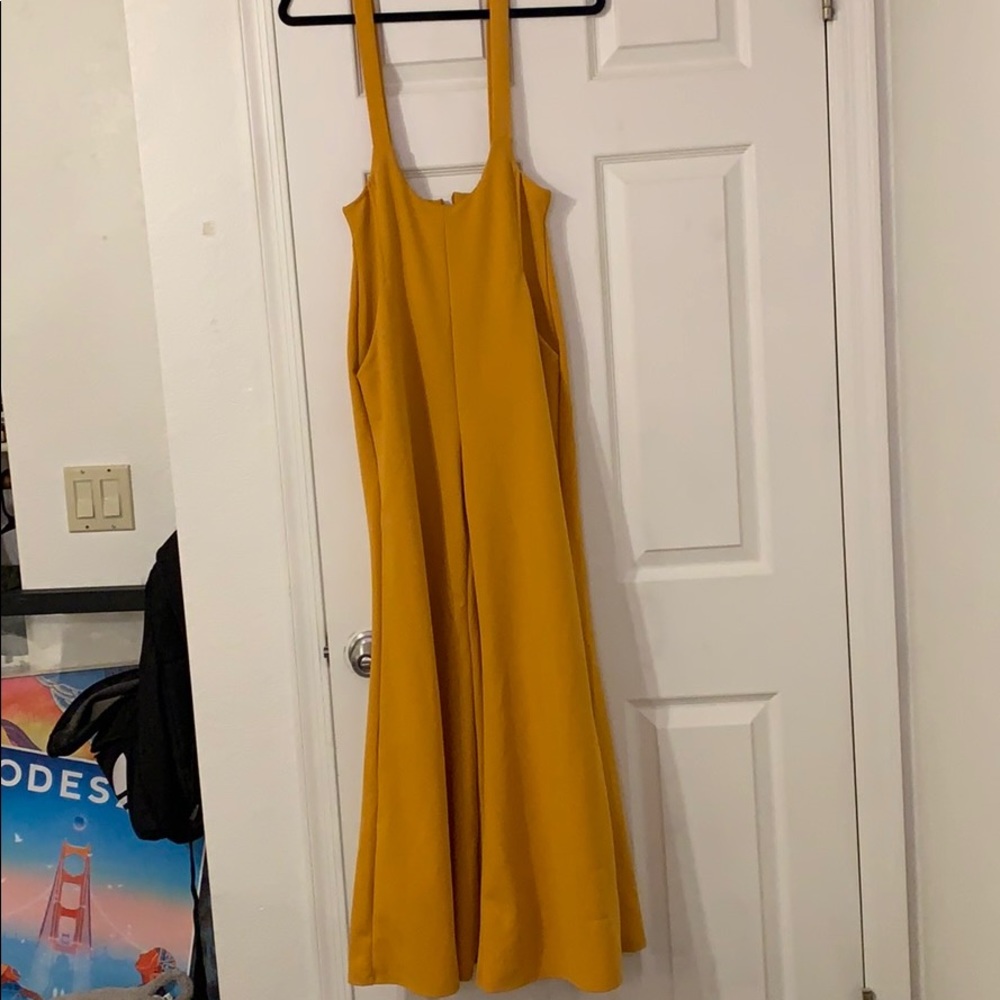 FN Mustard Wide-Leg Jumpsuit